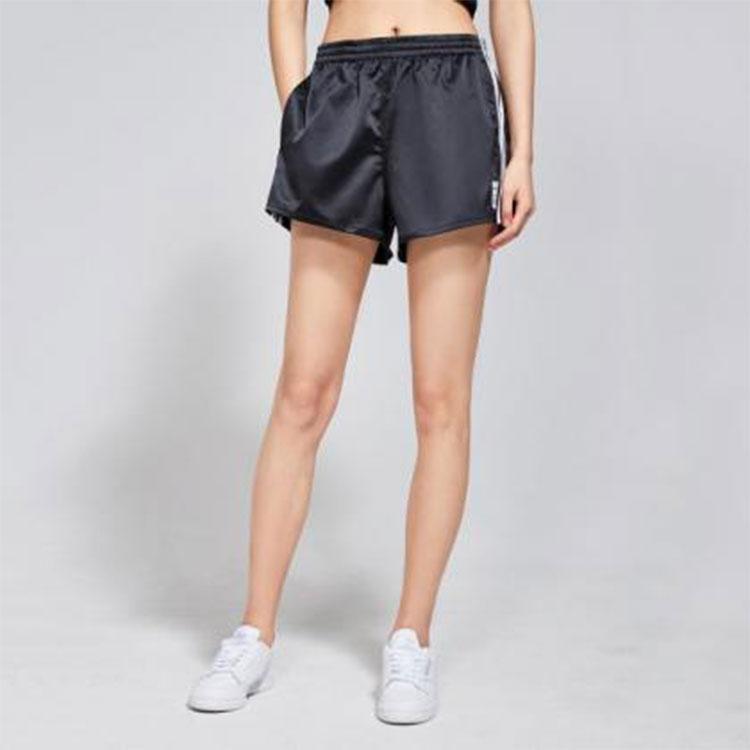 Adidas Neo X Pokémon Collaboration Solid Color Side Stripe Sports Shorts Women Shorts Black FM0328