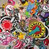 Random 3D Cartoon Embroidered Logo Patches with Puff Embroidery Adhesive Iron-On Heat Transfer Badges for Clothes Hats & Bags