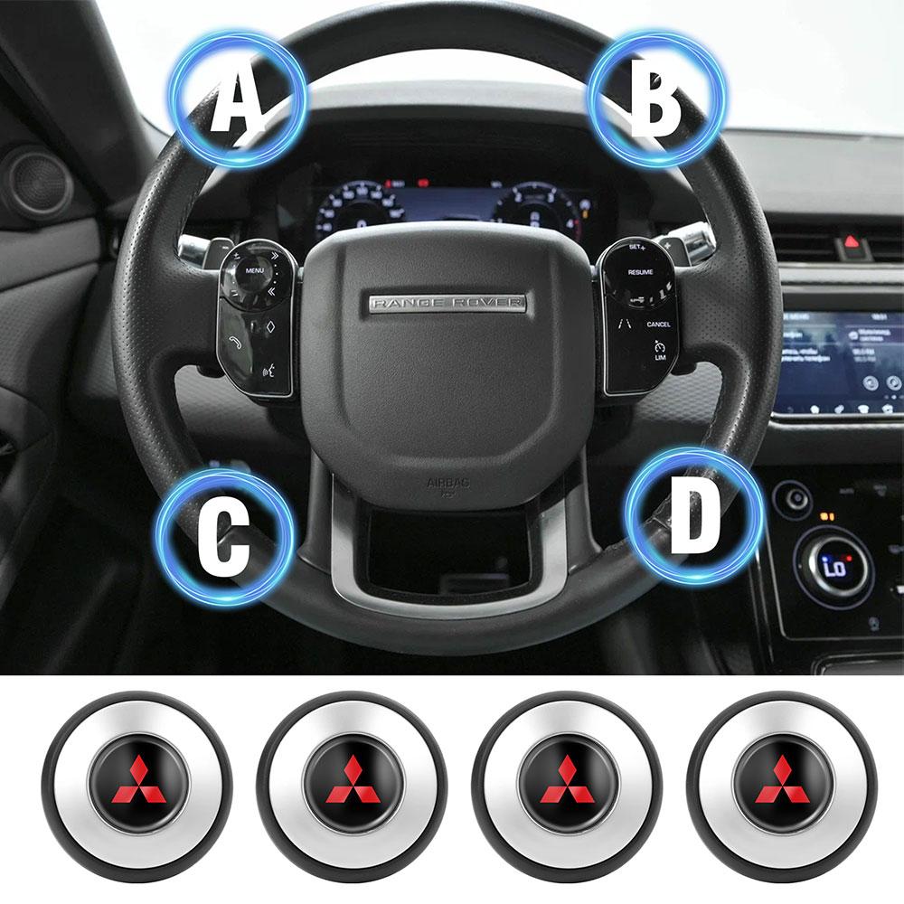 Car Universal  Steering Wheel Booster Spinner Knob 360 Degree Rotation Ball Handle For Mitsubishi 9 Ralliart X EX ASX L200 Colt QQ7