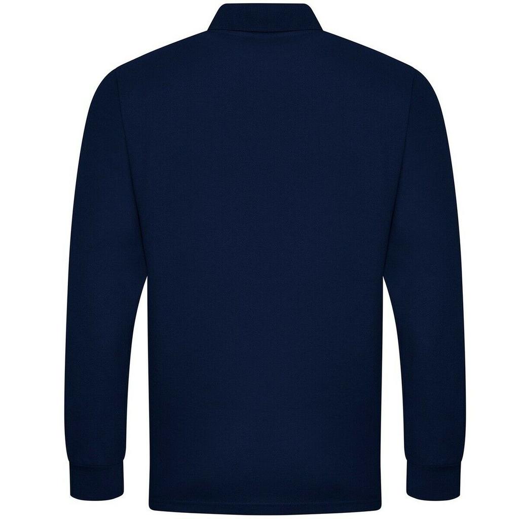 PRORTX Mens Long-Sleeved Polo Shirt