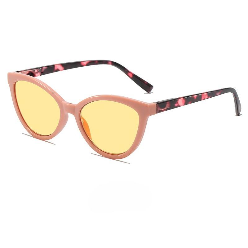Cat Eye Brightening Night Vision Reading Glasses Lady's Fashion Anti Blue Light and UV Protection Far Sight Eyeglasses Diopter
