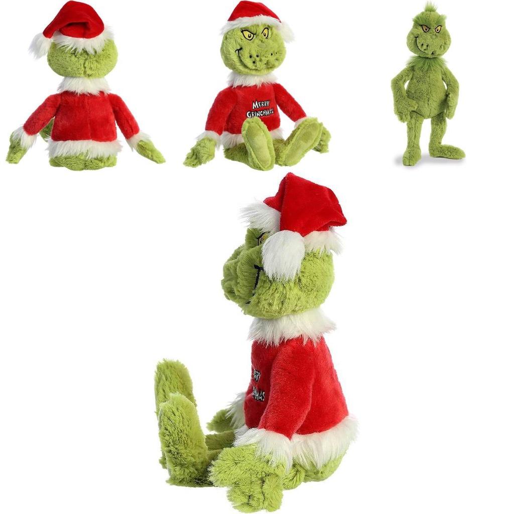 Grinch Crăciun Bucătari Costumează Jucării de Pluș Păpuși Umplute Cadou pentru Copii Moale Drăgălaș