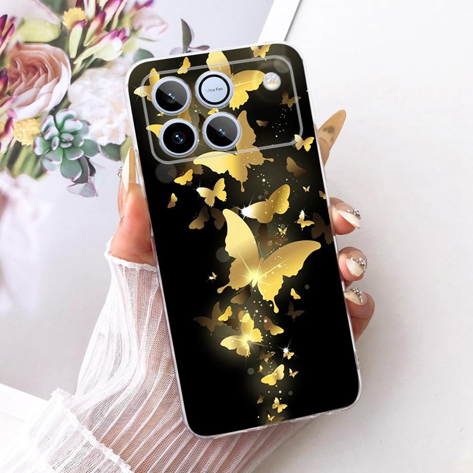 For Honor Win 5G Phone Case Soft Clear Silicone Back Cover Butterfly Dragon Cat Floral Cartoon Painting Bumper HonorWin Fundas