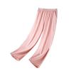 Women's Cotton Lycra Pajama Pants 180GSM Casual Loose Long Trousers With 2 Pockets Elastic Waist Home Sleepwear Pants