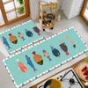 VIKAMA 2PC Cute Fish Carpet Fresh Doormat Soft Welcome Mat Kitchen Rug Rug For Bedroom Carpet For Live Room Home Decor