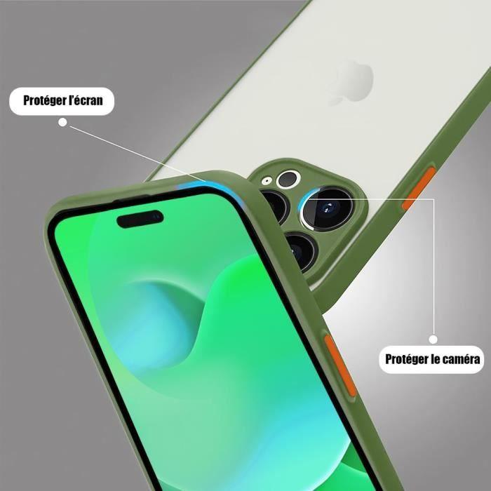 Coque de Protection - BOOLING - Kaki - Ultra Slim - Résistante Antichoc - pour iPhone 14 Pro Max