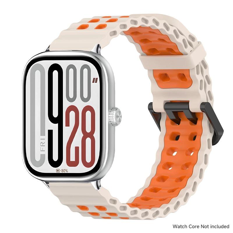 Voor Redmi Watch 6 Siliconen Polsband Voor Redmi Watch 5/4 Horlogebandje Voor Xiaomi Mi Band 8/9Pro Ademend Bandje Sportarmband