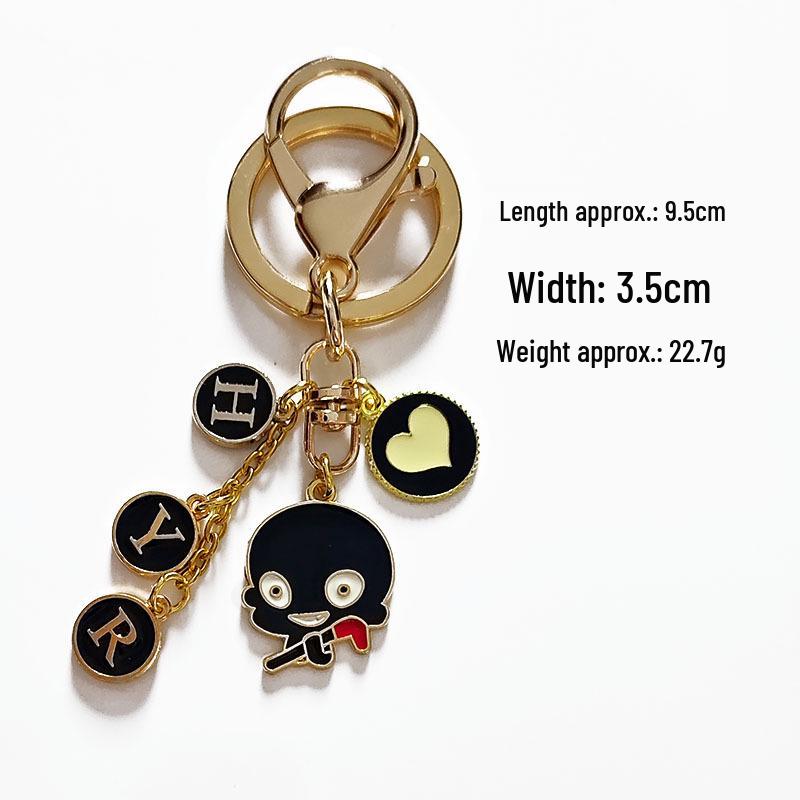 Conan Kid Anime Keychain Pendant - Handmade Cartoon Bag Accessory