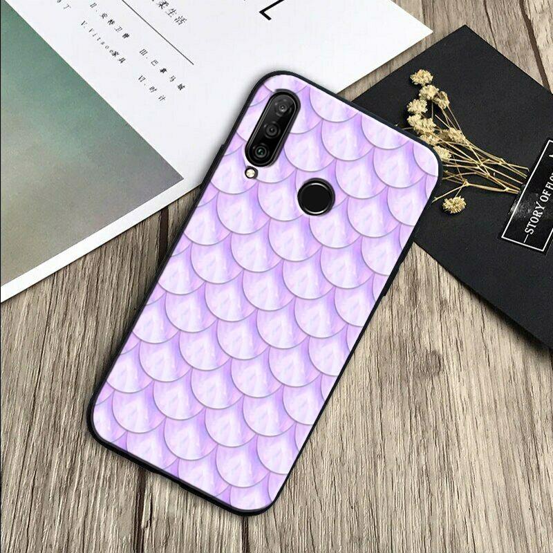 Mermaid Tail Scale For Huawei Nova 7i 3i 8i 11 12i 10 9 SE Y60 Y61 Y70 Y72 Y73 Y90 Y91 P20 P30 Pro P40 Lite Case