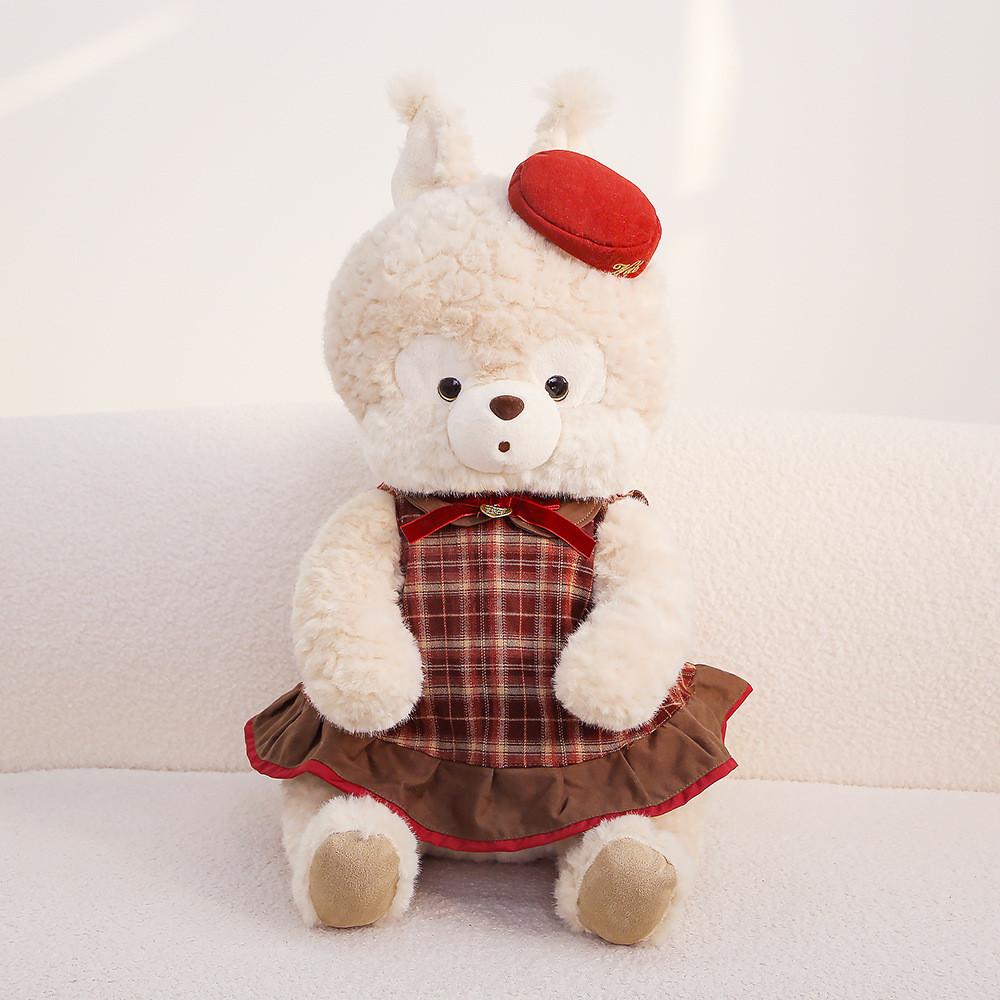 Plush Squirrel Toy With Soft Polyester Filling For Kids And Collectors