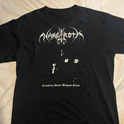 T-shirt Nargaroth z lat 2000. Bawełniany z krótkim rękawem Wszystkie rozmiary S do 5XL Koszulka Unisex KM221