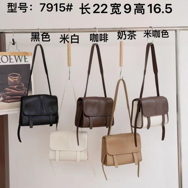 2026 Large-capacity Cowhide Mailman Bag Simple All-matching Shoulder Retro Casual Cross-body Female