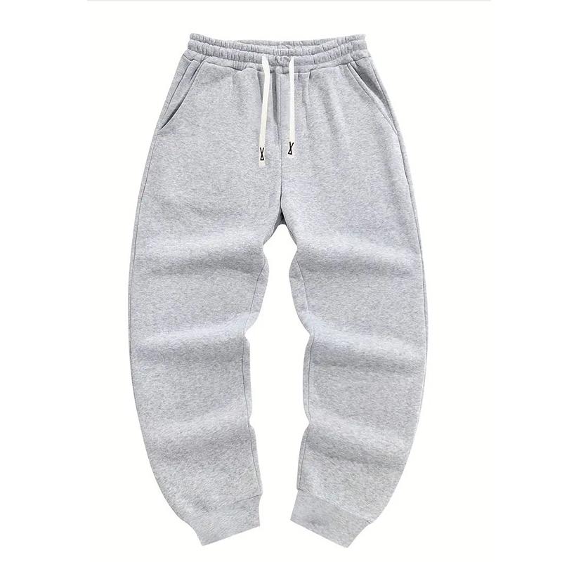 

Мужские спортивные штаны для бега, осенне-весенние, спортивные штаны, мужские спортивные брюки для спортзала, модные однотонные повседневные тренировочные длинные брюки, популярные 4XL серый