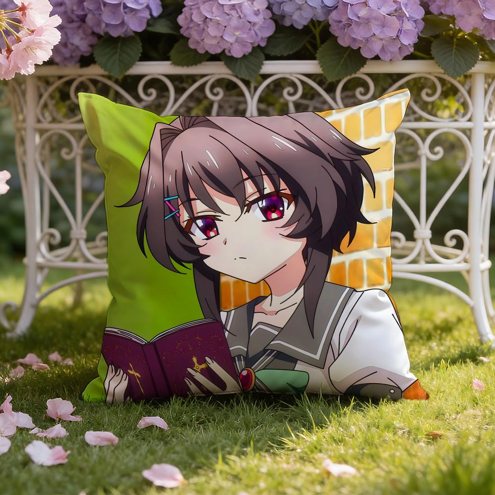Anime 9-nine- Ruler's Crown Cushion Cover Home & Car Dual-Scene Pillow Cover: Reversible for Premium Comfort