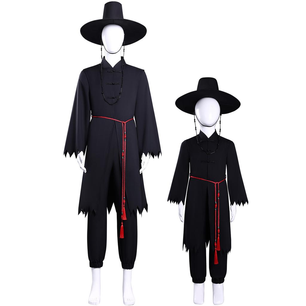 Saja Boy Cosplay Anime Movie Demon Hunter Jinu Group Singing Korea Style Boy Band Idol Outfit Halloween Party Costumes