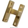 Zinc Alloy 90 Degree Latches Door Lock Without Drilling Required for Home Office and More Types Easy Installion