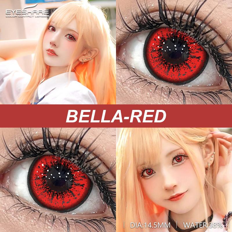 Eyeshare 1 para kolorowych soczewek kontaktowych do cosplayu dla oczu Anime Cosplay Softlens Y2K Koreańskie soczewki do makijażu oczu