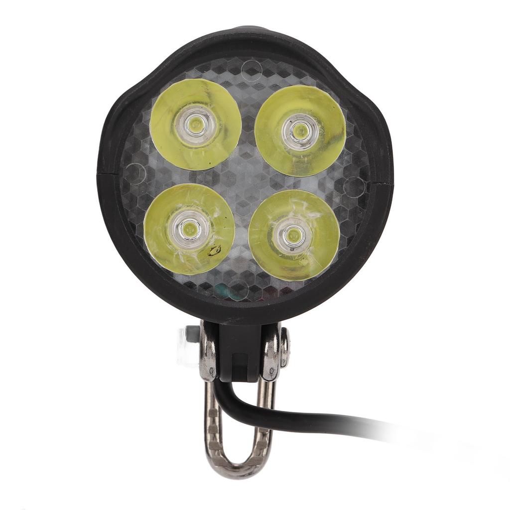 Elektrisk sykkel LED frontlykt Innebygd horn 4 lys Ripesikker Vanntett Elektriske scootere