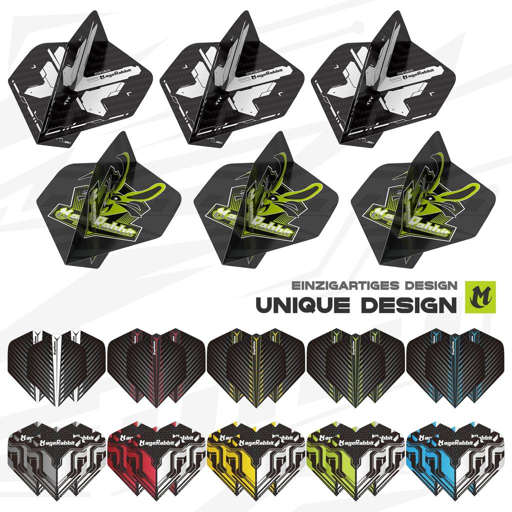 MageRabbit Darts Accessory Kit: PC Shafts, Flights, Flight Savers, Sharpener, and O-Rings