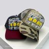 And Women 3D With Printed Pattern Letter Print Smiling Face Baseball Caps Color Contrast Sun Protection Hip Hop Air Permeable Trucker Caps Mesh