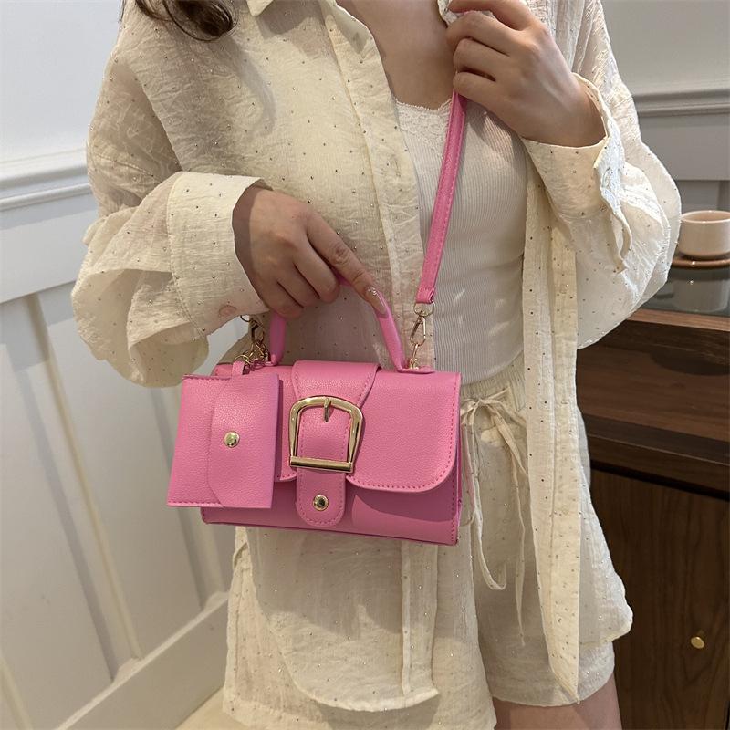 Personality Beautiful Foreign Style Small Square Bag 2025 New Simple Retro Handbag Trendy Foreign Style Crossbody Shoulder Women's Bag