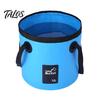 Double Handle Carry Bucket 12/20L Collapsible Water with Handles, Large Foldable Container, Container Portable Pail for Outdoor, Camping, Fishing, Car