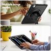 Para iPad Pro 13 (2025)/13 (2024) Capa de Tablet PC+TPU Dissipação de Calor Suporte Giratório