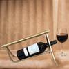 Wine Glass Hanger Rack Cup Organizer Decor Spring Loaded Handle Design Bottle Stand