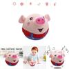 Adorable Bouncing Pig Toy With Plush Fabric And Soothing Music For Baby Toddlers