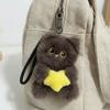 Soft Plush Cat Bag Charm Portable Stuffed Cat Toy New Kitten Pendant  Purse Accessory