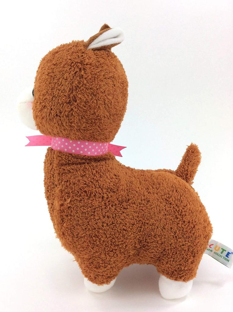 Cute Sales Alpaca Plush Toy, Medium, Brown, F0201