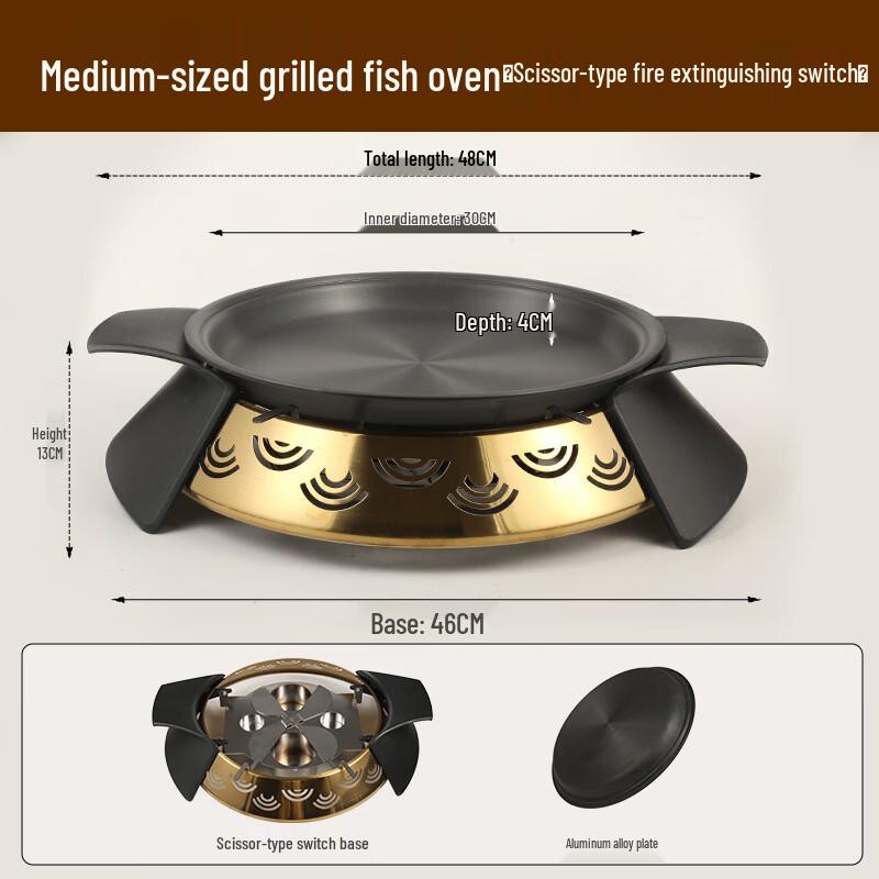ZISIZ Mini Glass Alcohol Hotpot