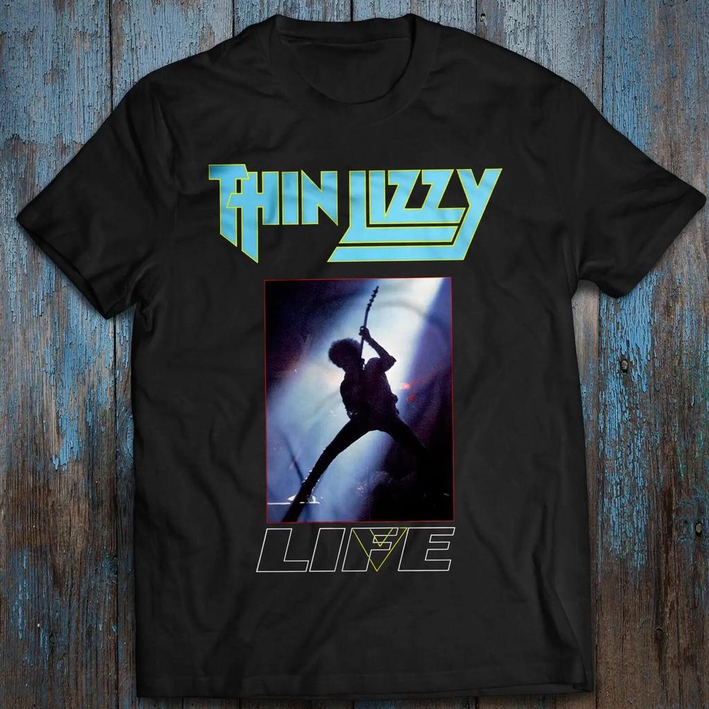 Thin Lizzy Life Live Music Retro Vintage T-Shirt Gift For Fans S-3XL ALl Size