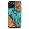 Bewood Unique Case for iPhone 13 Mini - Turquoise
