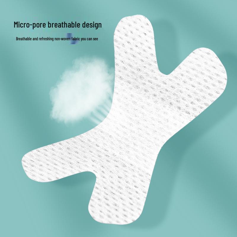 X-Type Breathable Cotton Mouth Patch for Nighttime Mouth Closure