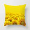 Sunflower Printed Cushion Cover Sofa Home Decorative Pillow S Print Case Splendid Flower Plant