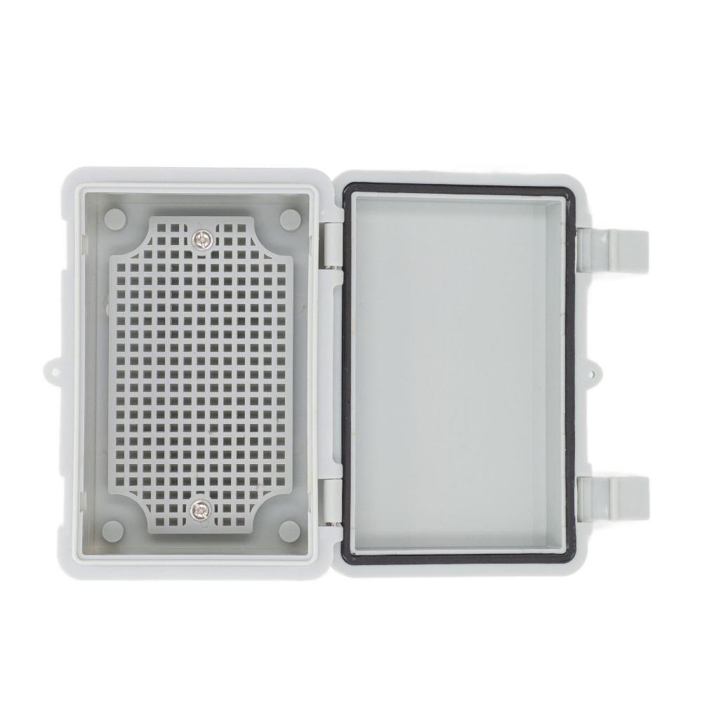 Grey Junction Box Plastic Clip Electrical Enclosure Durable Project Box Outdoor