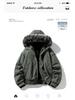 HL Winter Style Men's Thick Hooded Cotton Jacket with Large Fur Collar - For Middle-Aged and Young Men