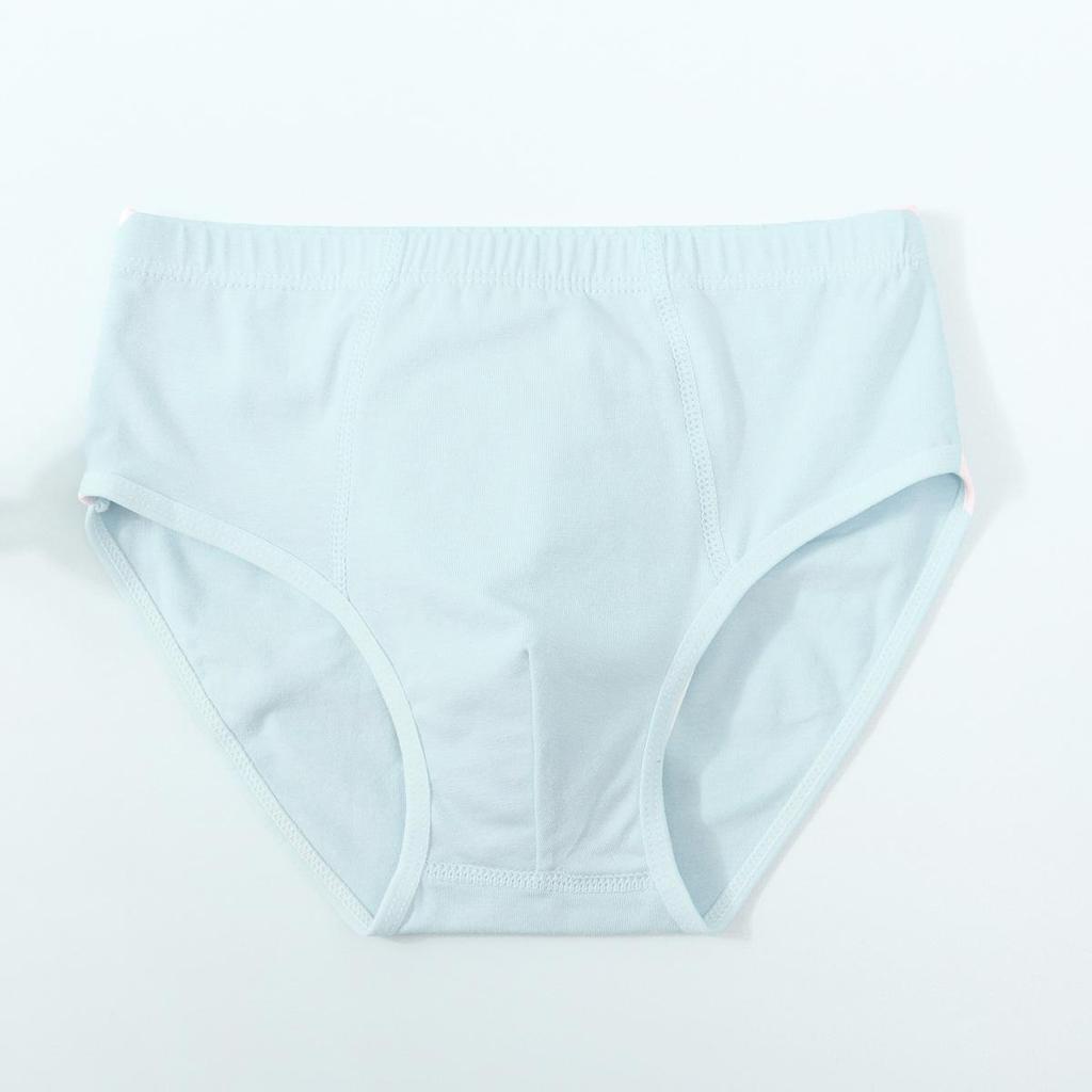 Boys' A-Grade Pure Cotton Briefs - Solid Color, No-Pinch Fit