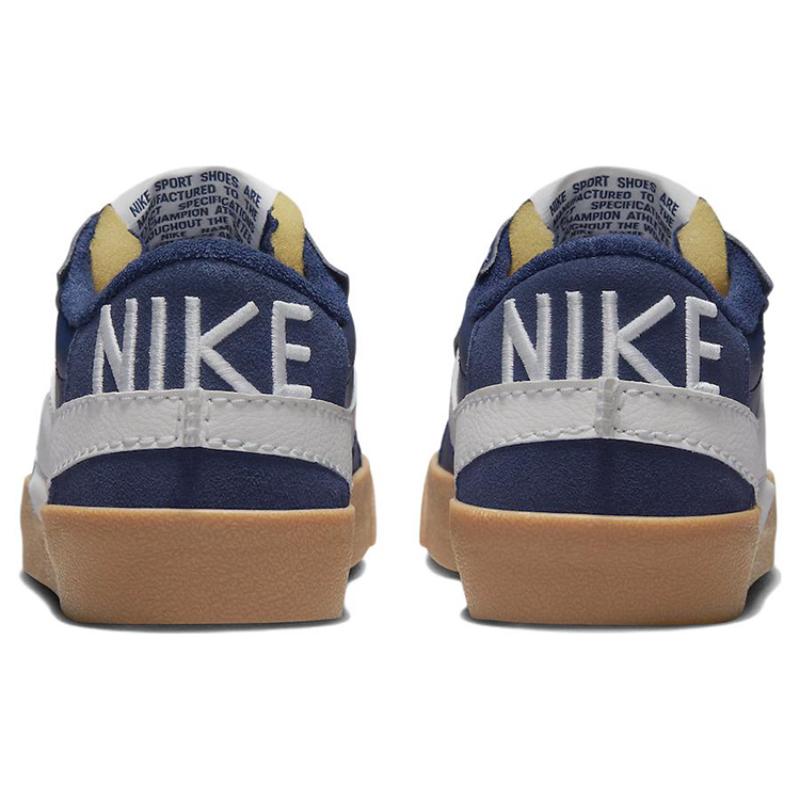 Nike Blazer Low '77 Jumbo 'Midnight Navy Gum' Sneakers Skateboard Shoes DR9865-400