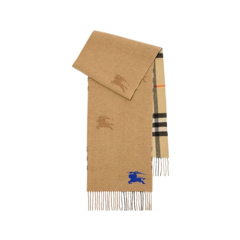

Двостороння вовняна хустка Burberry в клітинку One Size