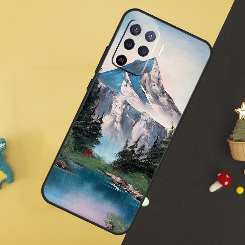 Nature Forest Mountain Case For Oppo A60 A80 A40 A15 A16 A17 A57 A94 A74 A54 A76 A96 A18 A38 A58 A78 A98 A5 A6 Pro