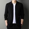 Woodpecker Men's Autumn Knitted Cardigan: Business Casual, Fashionable & Versatile for Middle-Aged Men