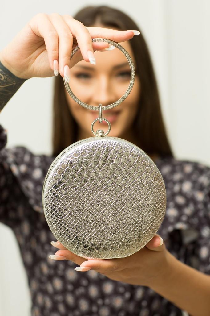 Women's Stylish and Useful Evening Dress Bag Bracelet Red Suede Evening Bag