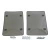 2Pack Car License Plate Tinted Tag Shield Cover Plastic Clear Protector Car License Plate Frame License Plate Accessories