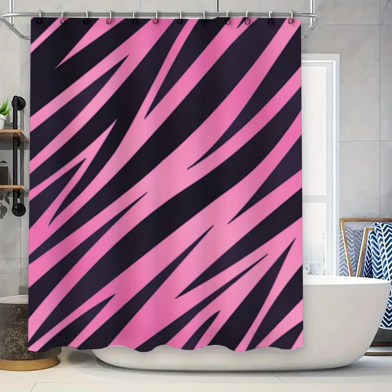 

Green Shower Curtain with Metal Rod Hook: Waterproof Bath Decor for Home Bathroom Solid Color Large Size Shower Curtains (Light 90x180cm