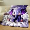 Cute Baby Elephant on Cozy Bed print blanket soft and cozy perfect for the living room bed sofa or a nap,gift