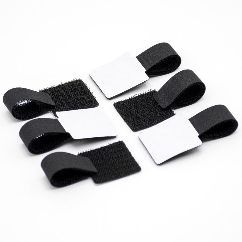 Klett-Kabelbinder & Kabel-Organizer: Klebende, Wiederverwendbare Gurte & Aufwickler