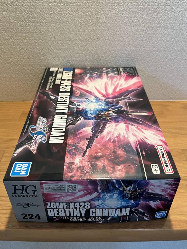 Bandai Brand unopened Mobile Suit Gundam SEED Destiny HG Destiny Gundam 224 new, 1/144