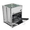 Portable Foldable Wind-proof Wood Burnings Stove Stainless Steel Alcohol Stove